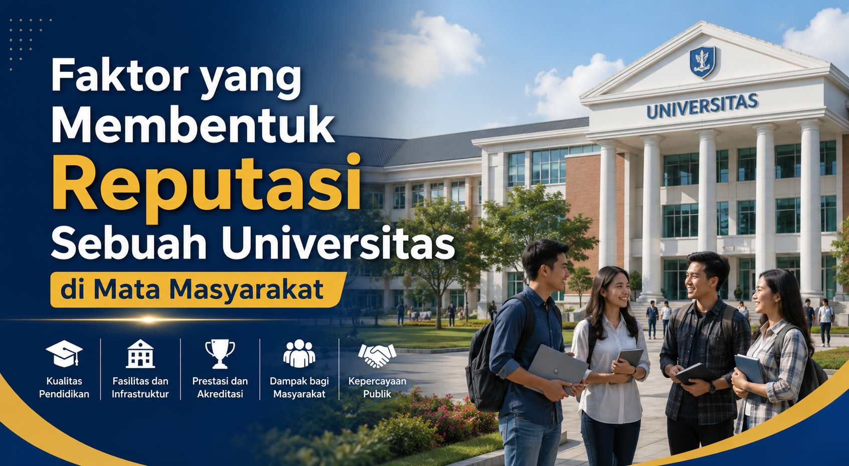 Faktor yang Membentuk Reputasi Sebuah Universitas di Mata Masyarakat