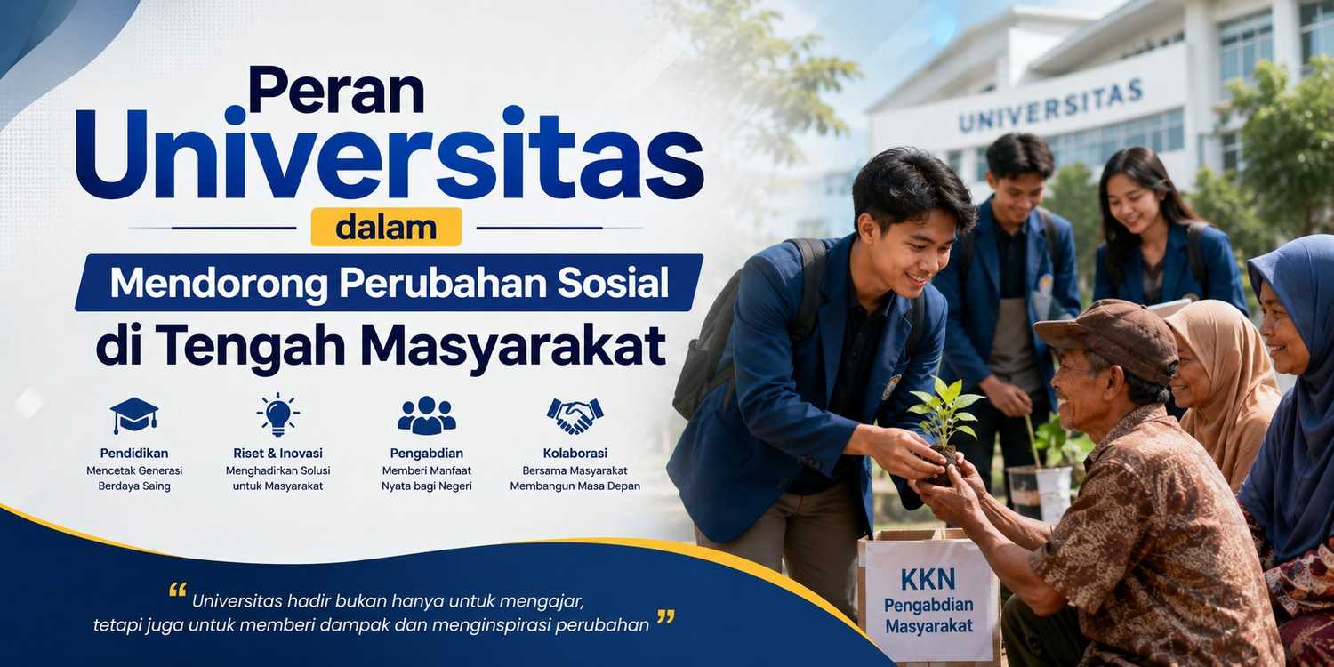 Peran Universitas dalam Mendorong Perubahan Sosial di Tengah Masyarakat