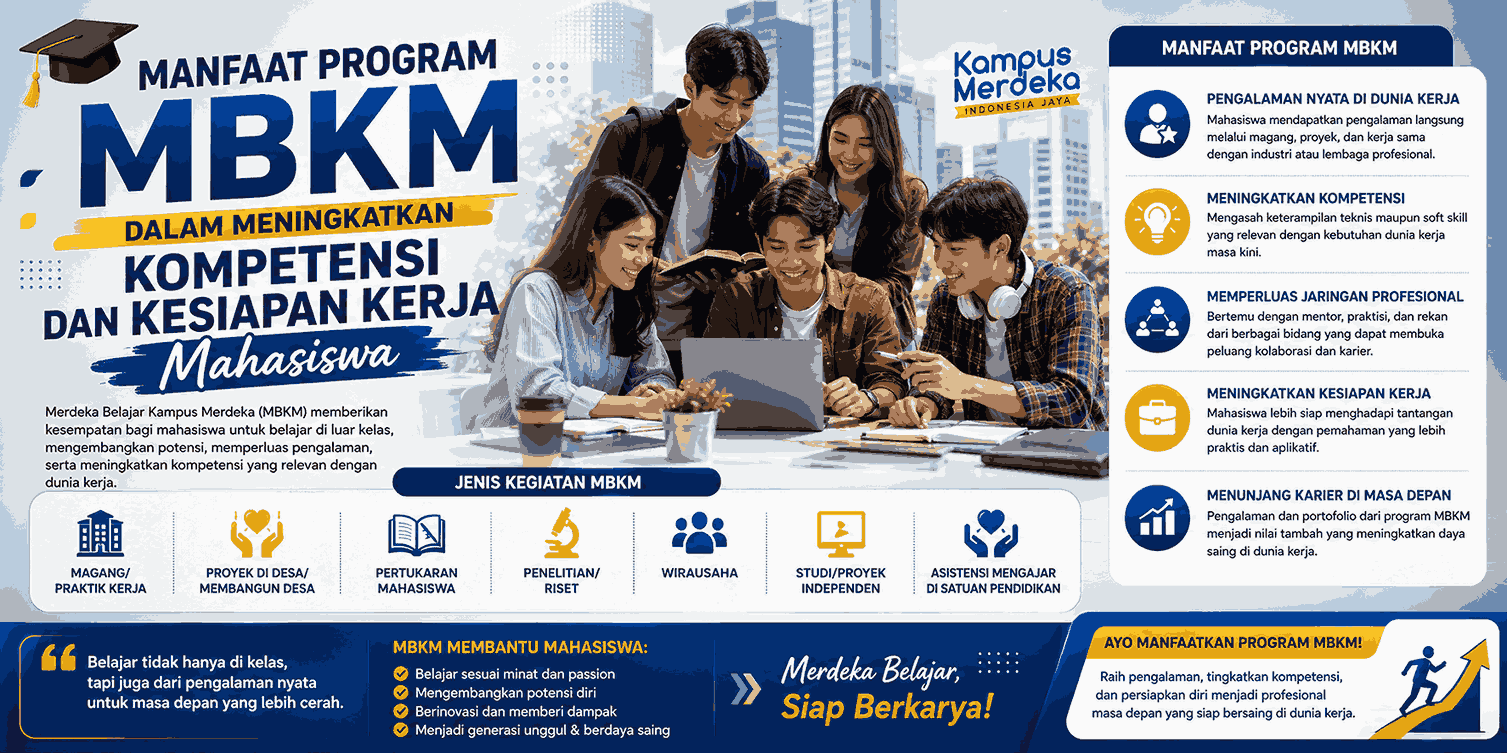 Manfaat Program MBKM dalam Meningkatkan Kompetensi dan Kesiapan Kerja Mahasiswa