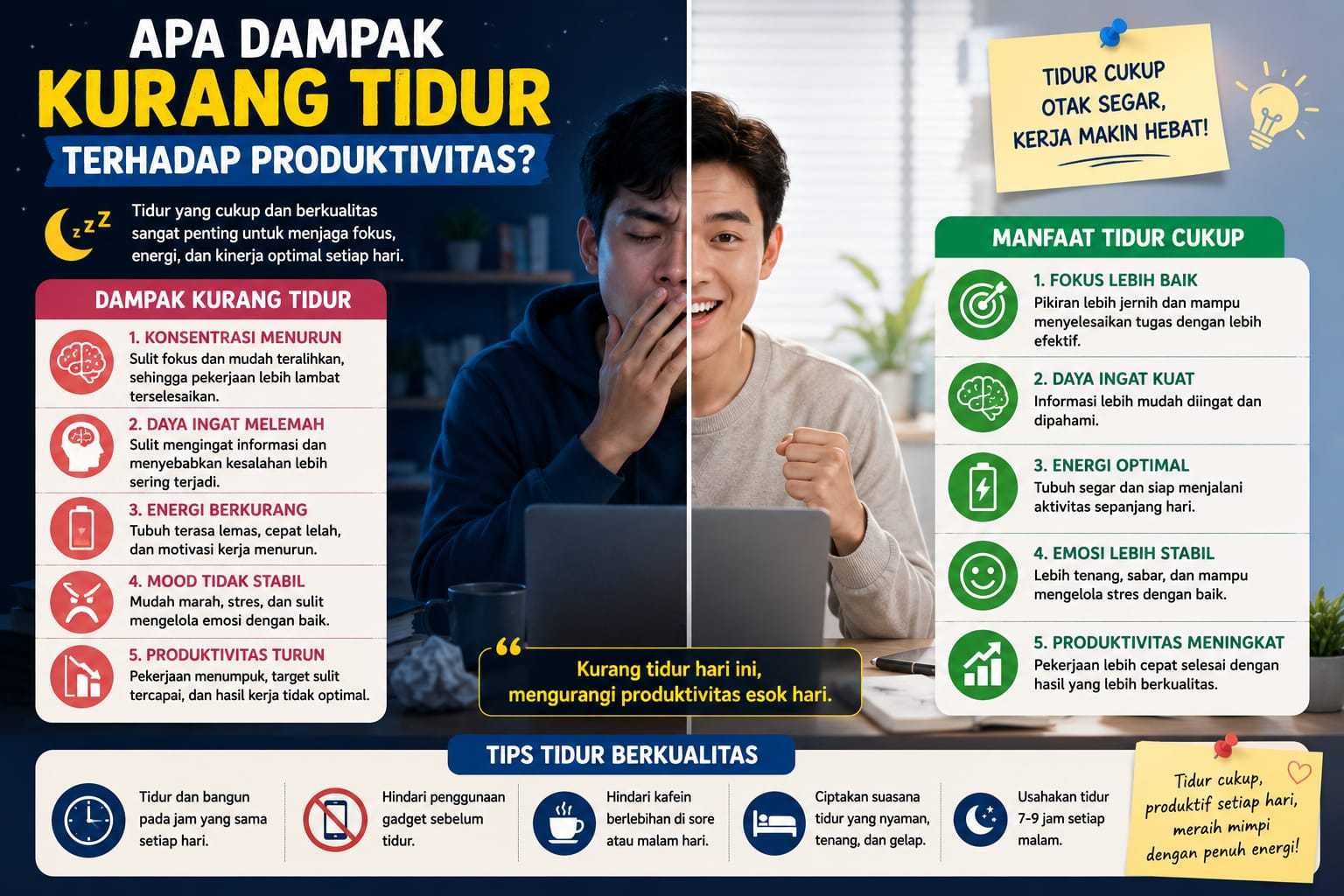 Apa Dampak Kurang Tidur Terhadap Produktivitas?