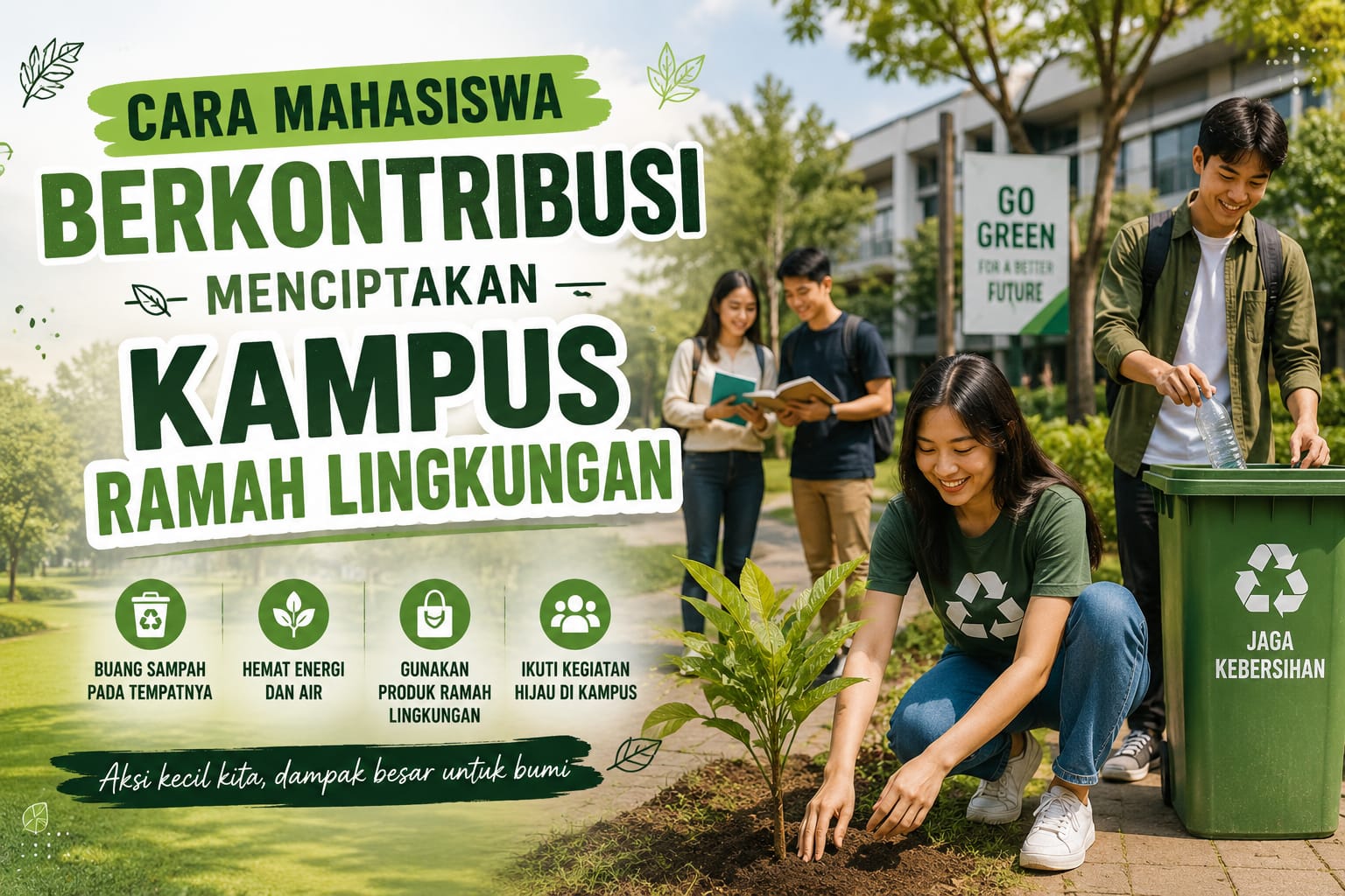 Cara Mahasiswa Berkontribusi Menciptakan Kampus Ramah Lingkungan
