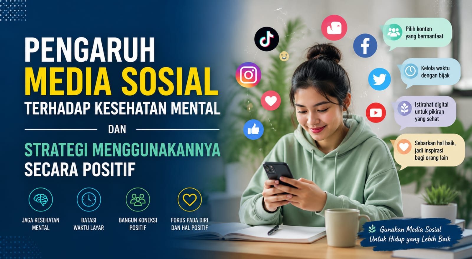 Pengaruh Media Sosial Terhadap Kesehatan Mental dan Strategi Menggunakannya Secara Positif