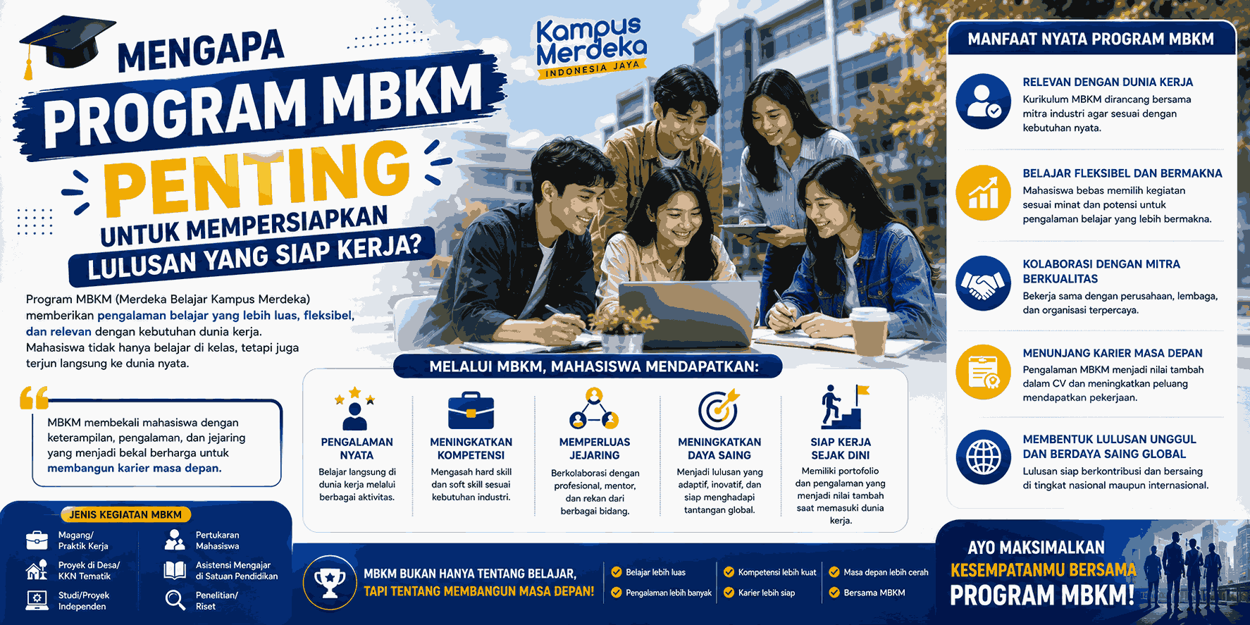 Mengapa Program MBKM Penting untuk Mempersiapkan Lulusan yang Siap Kerja?