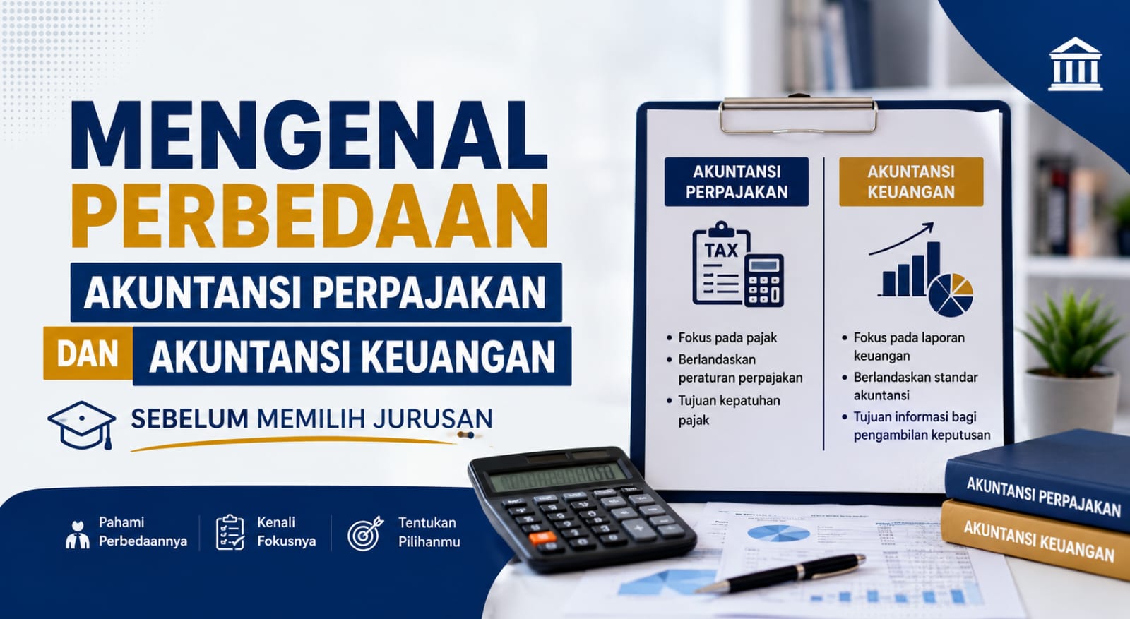 Mengenal Perbedaan Akuntansi Perpajakan dan Akuntansi Keuangan Sebelum Memilih Jurusan