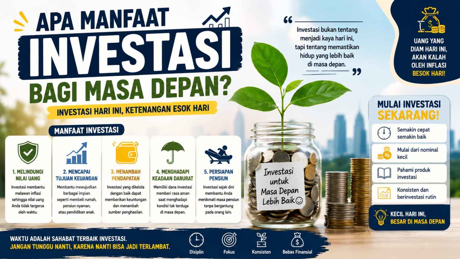 Apa manfaat investasi bagi masa depan?