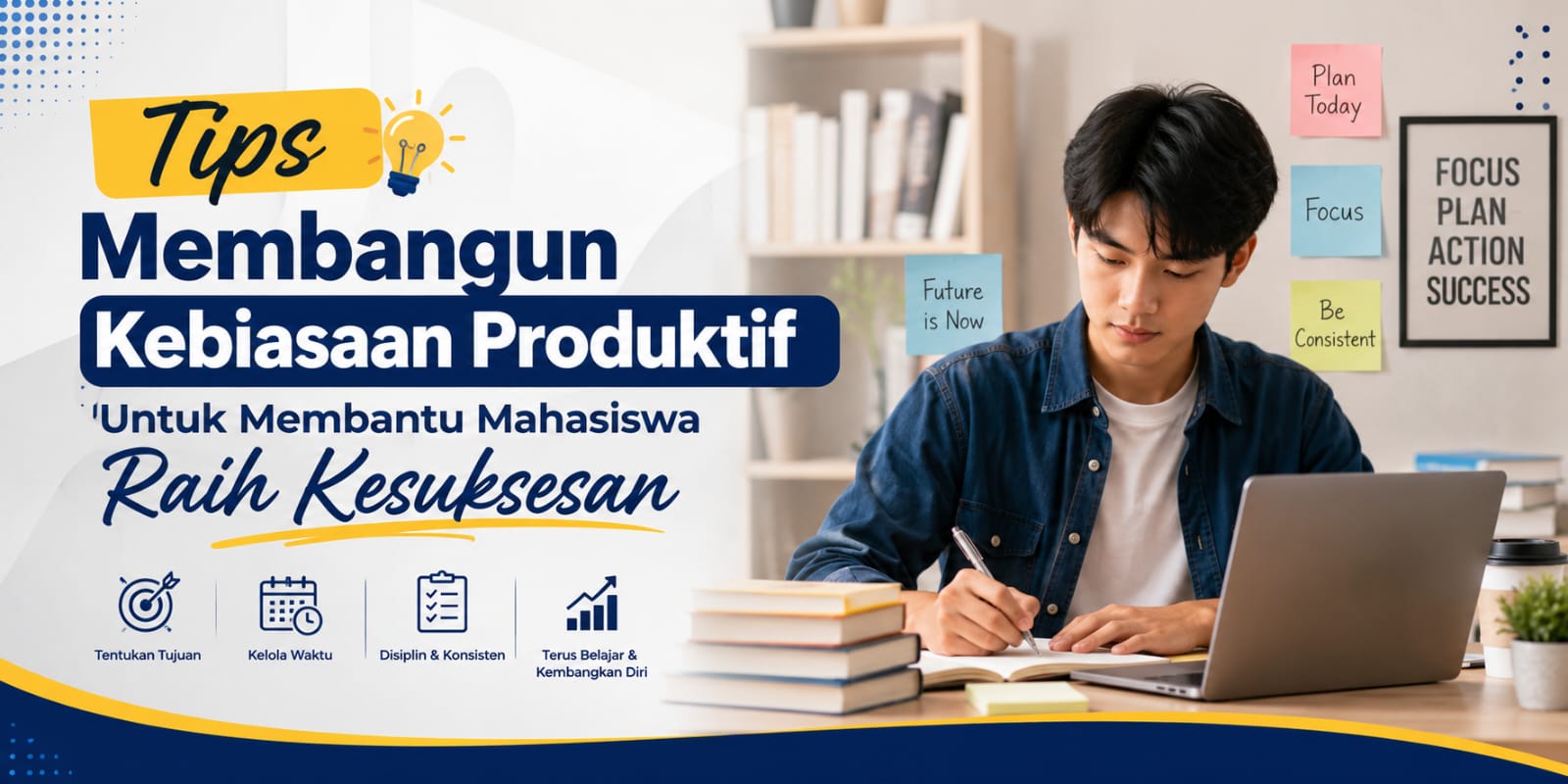 Tips Membangun Kebiasaan Produktif Untuk Membantu Mahasiswa Raih Kesuksesan