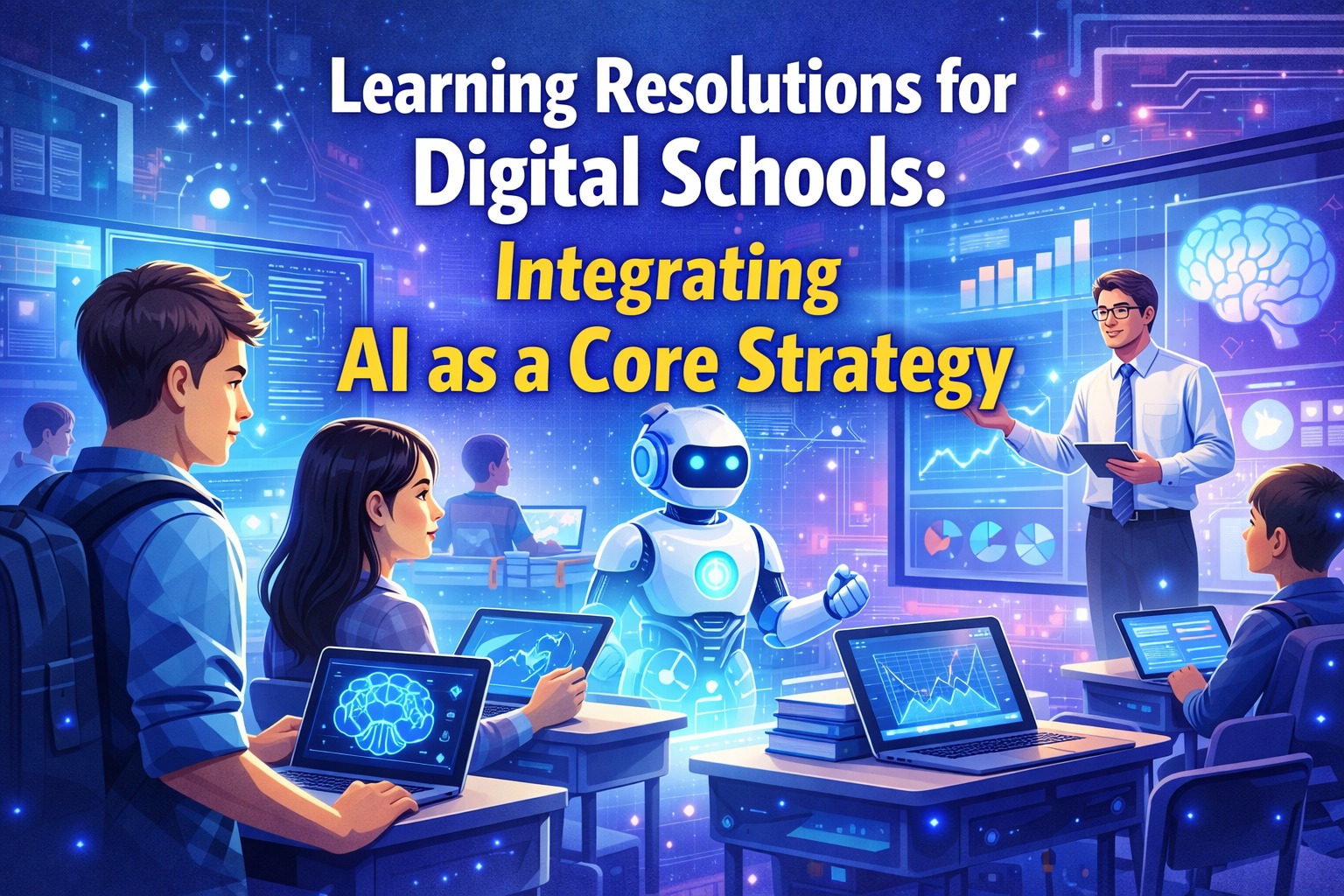 Learning Resolutions for Digital Schools: Integrating AI as a Core Strategy