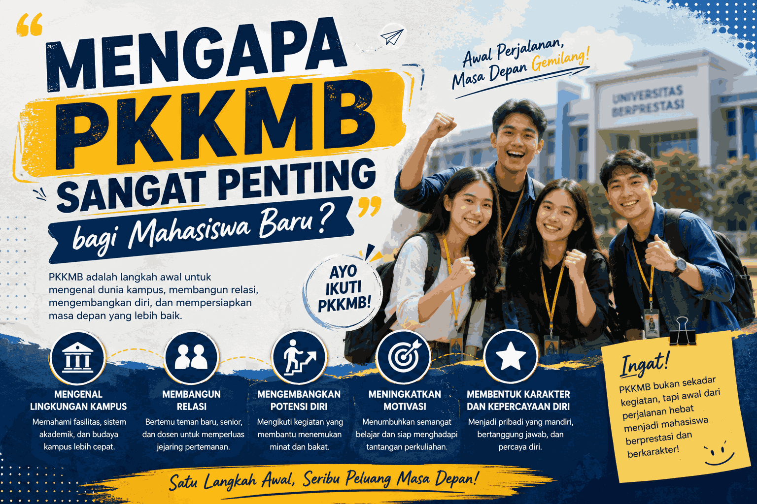 Mengapa PKKMB Sangat Penting bagi Mahasiswa Baru?