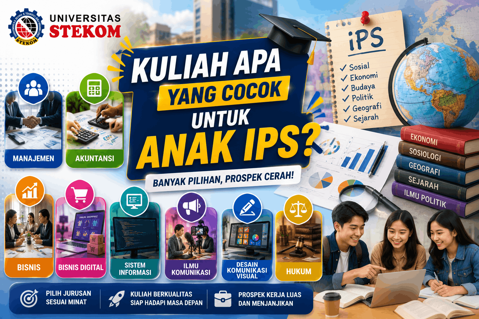 Kuliah Apa yang Cocok untuk Anak IPS