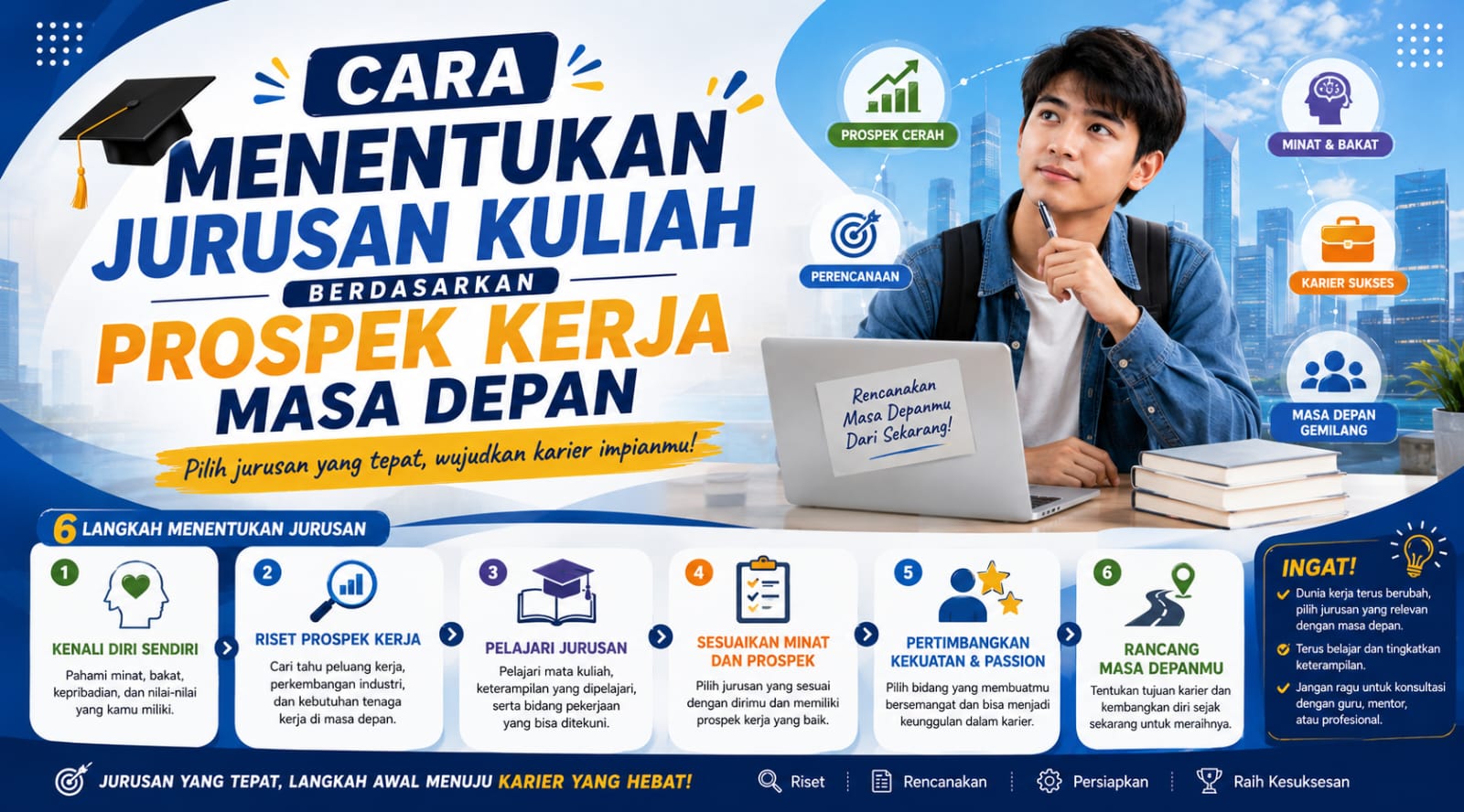 Cara Menentukan Jurusan Kuliah Berdasarkan Prospek Kerja Masa Depan