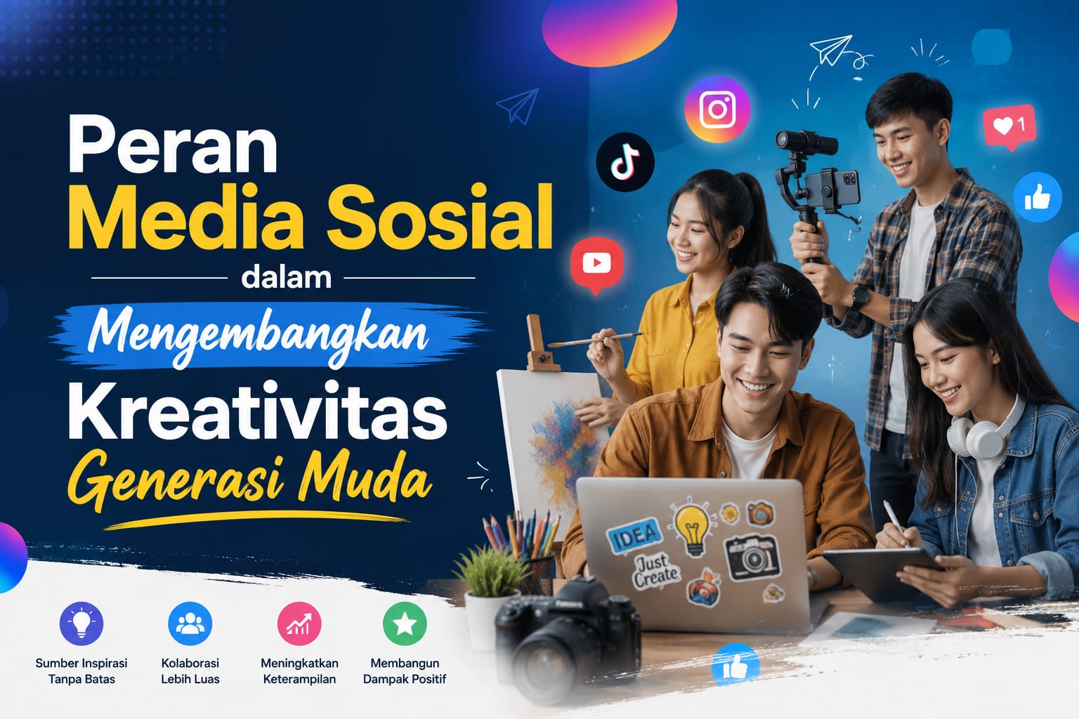 Peran Media Sosial Dalam Mengembangkan Kreativitas Generasi Muda
