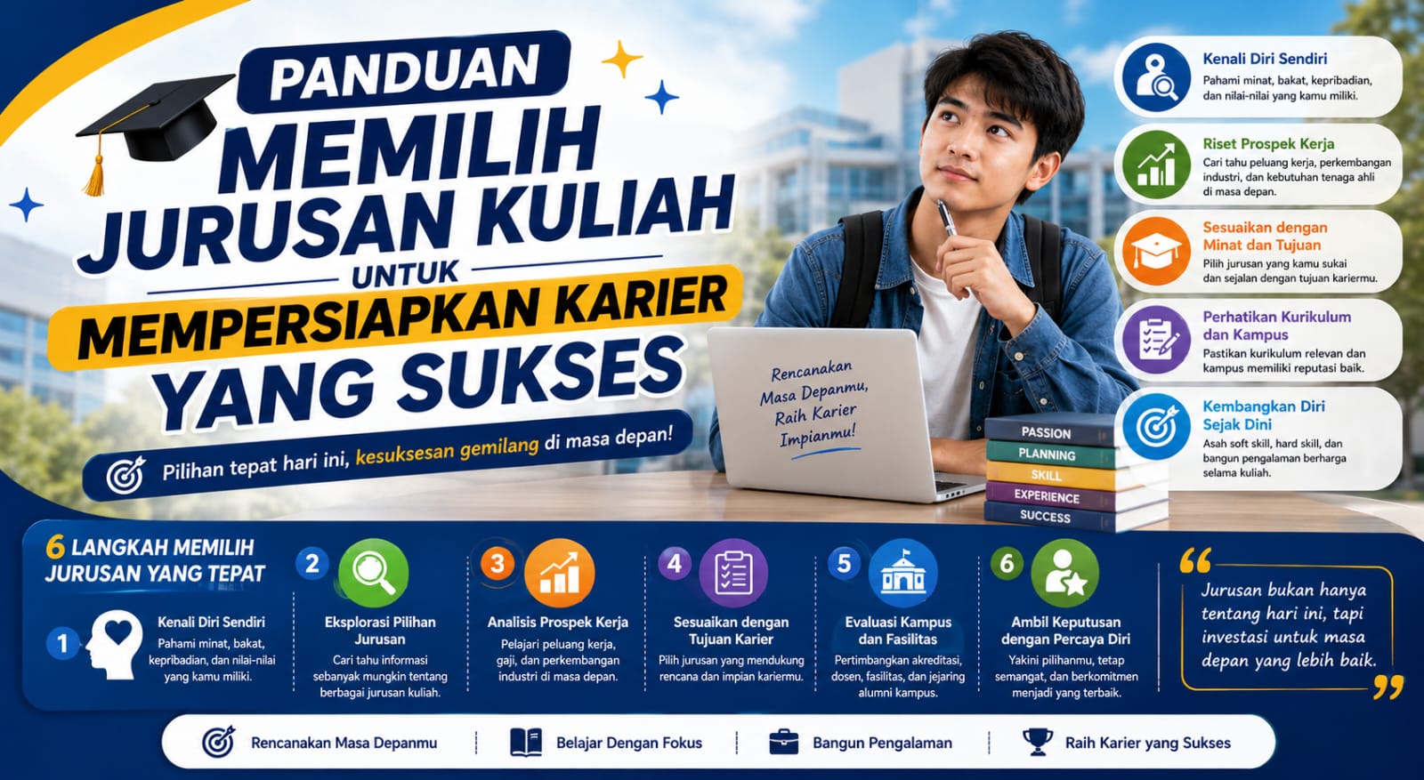 Panduan Memilih Jurusan Kuliah untuk Mempersiapkan Karier yang Sukses