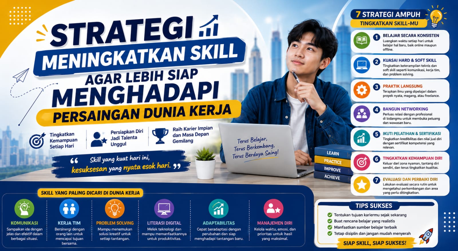 Strategi Meningkatkan Skill Agar Lebih Siap Menghadapi Persaingan Dunia Kerja