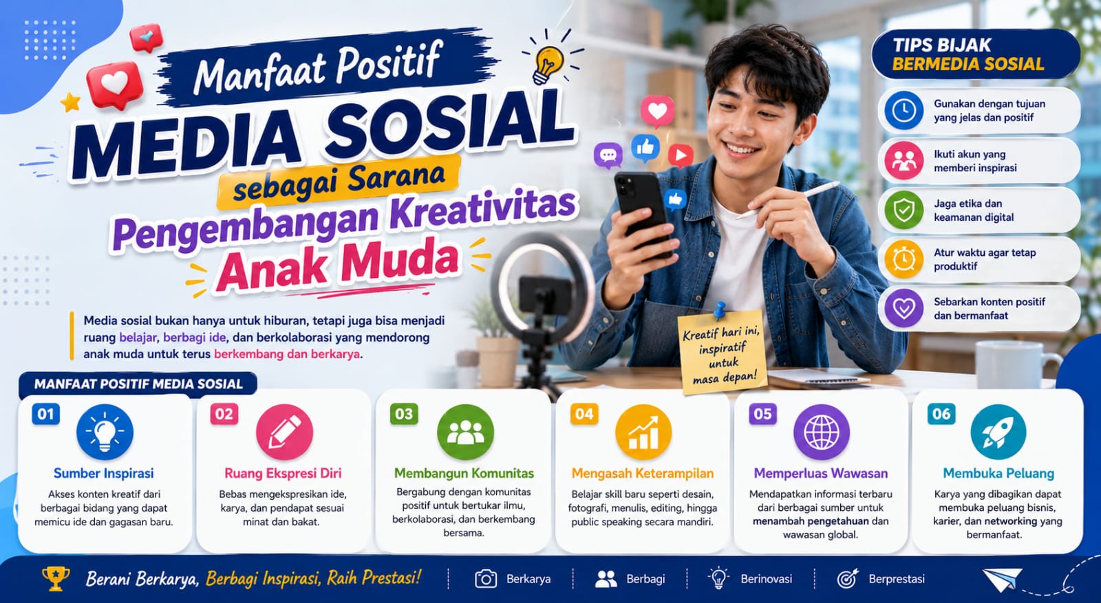 Manfaat Positif Media Sosial sebagai Sarana Pengembangan Kreativitas Anak Muda