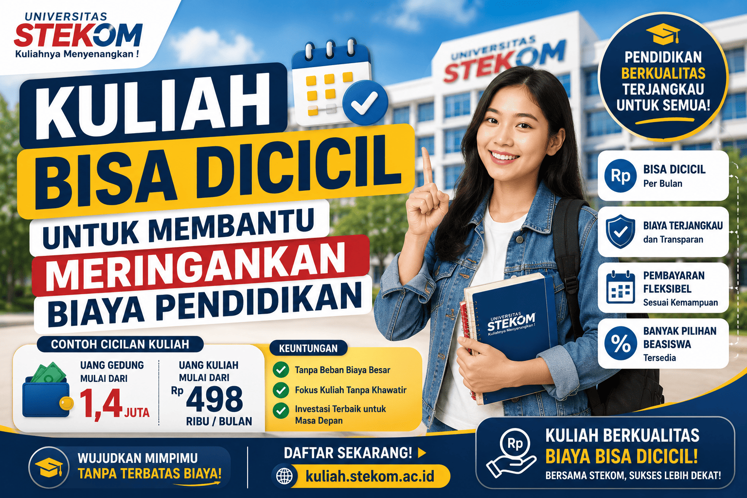 Kuliah Bisa Dicicil untuk Membantu Meringankan Biaya Pendidikan