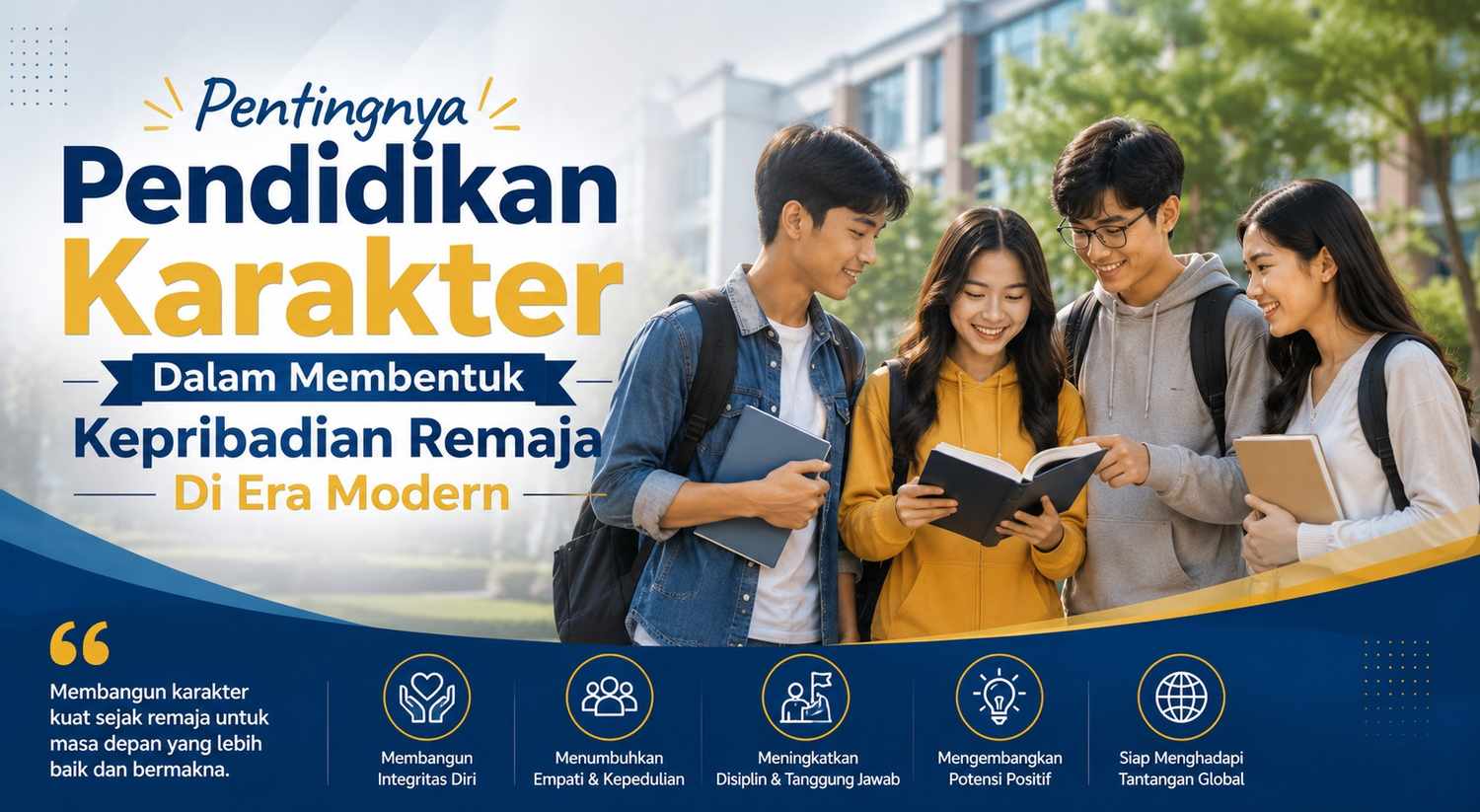 Pentingnya Pendidikan Karakter Dalam Membentuk Kepribadian Remaja Di Era Modern