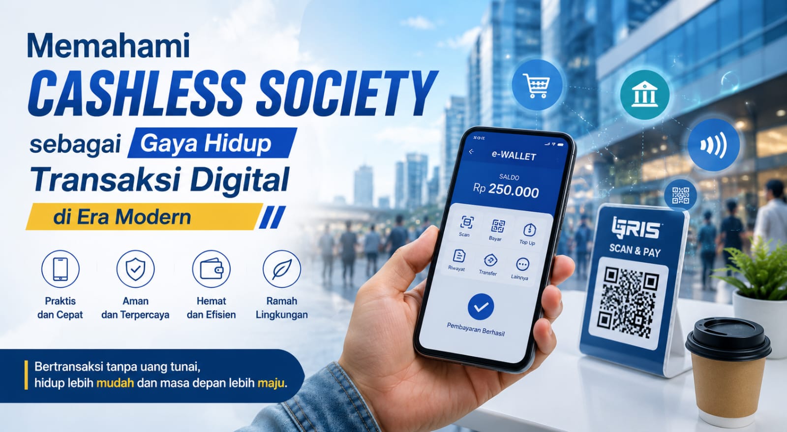 Memahami Cashless Society sebagai Gaya Hidup Transaksi Digital di Era Modern