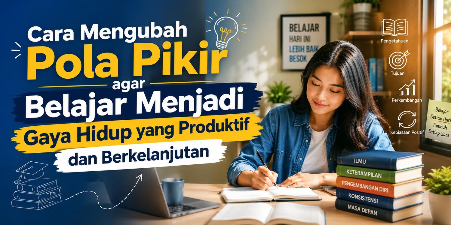 Cara Mengubah Pola Pikir agar Belajar Menjadi Gaya Hidup yang Produktif dan Berkelanjutan