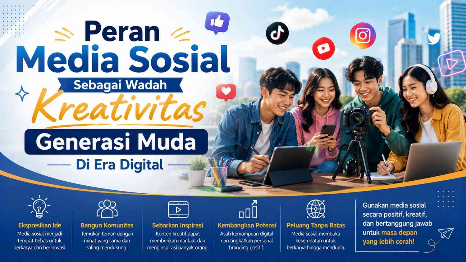 Peran Media Sosial Sebagai Wadah Kreativitas Generasi Muda Di Era Digital