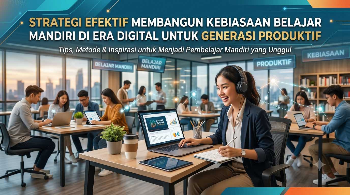 Strategi Efektif Membangun Kebiasaan Belajar Mandiri di Era Digital untuk Generasi Produktif