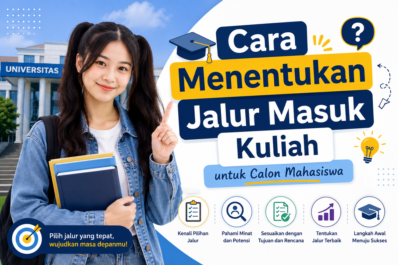 Cara Menentukan Jalur Masuk Kuliah untuk Calon Mahasiswa