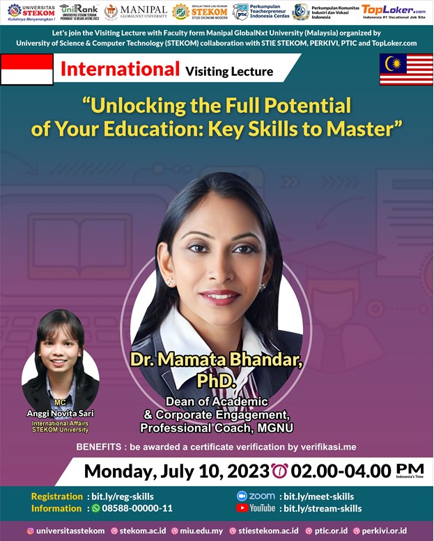 VISITING LECTURE Unlocking the Full Potential of Your Education: Key Skills to Master
