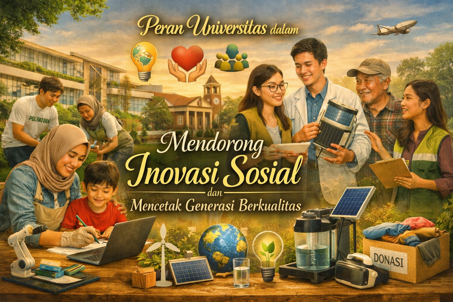 Peran Universitas dalam Mendorong Inovasi Sosial dan Mencetak Generasi Berkualitas