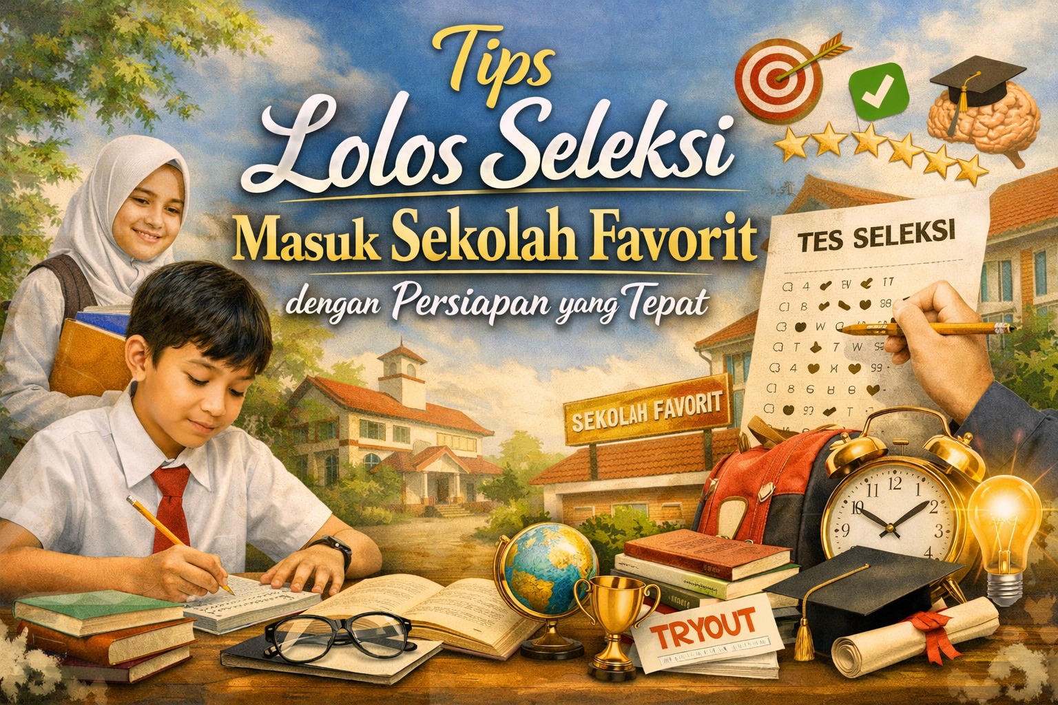 Tips Lolos Seleksi Masuk Sekolah Favorit dengan Persiapan yang Tepat