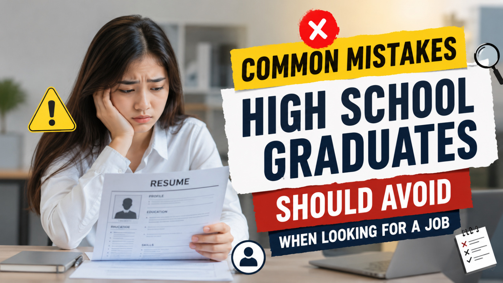 Common Mistakes High School Graduates Should Avoid When Looking For A Job