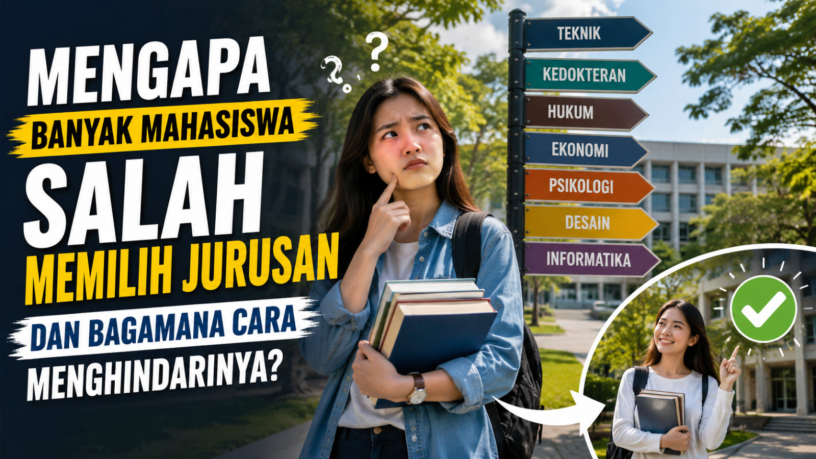 Mengapa Banyak Mahasiswa Salah Memilih Jurusan dan Bagaimana Cara Menghindarinya?