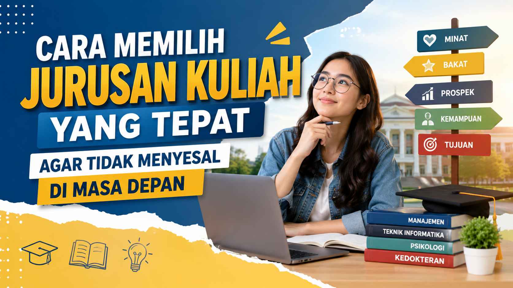 Cara Memilih Jurusan Kuliah yang Tepat agar Tidak Menyesal di Masa Depan