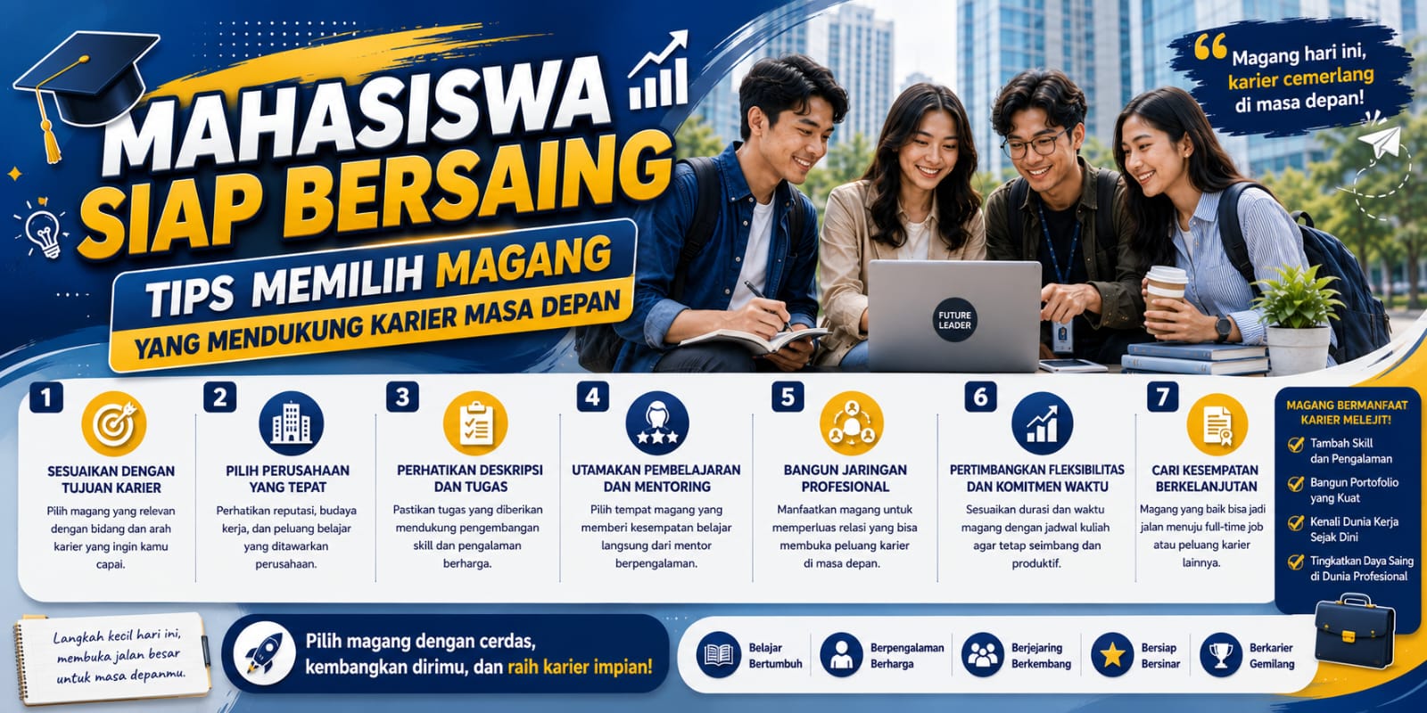 Mahasiswa Siap Bersaing Tips Memilih Magang yang Mendukung Karier Masa Depan