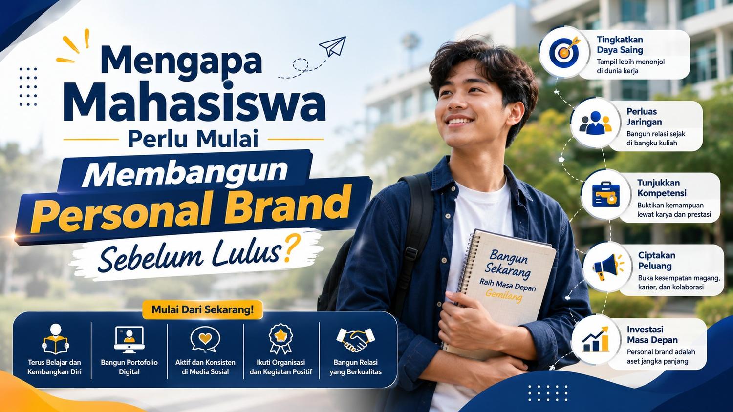 Mengapa Mahasiswa Perlu Mulai Membangun Personal Brand Sebelum Lulus?