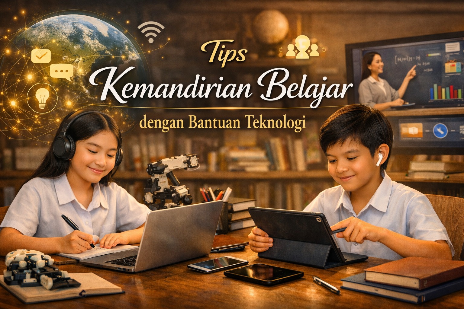 Tips Meningkatkan Kemandirian Belajar Siswa dengan Bantuan Teknologi