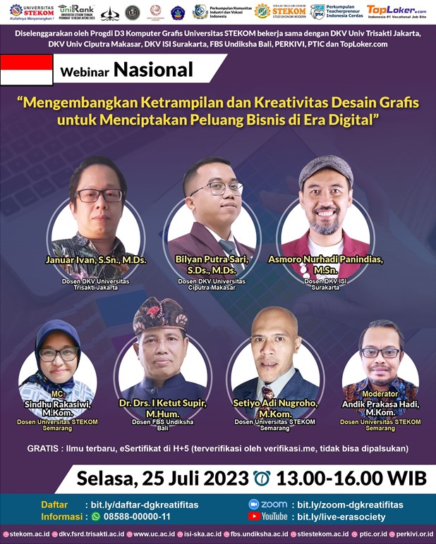 WEBINAR NASIONAL Fotografi di Era Digital Untuk Desain dan Bisnis