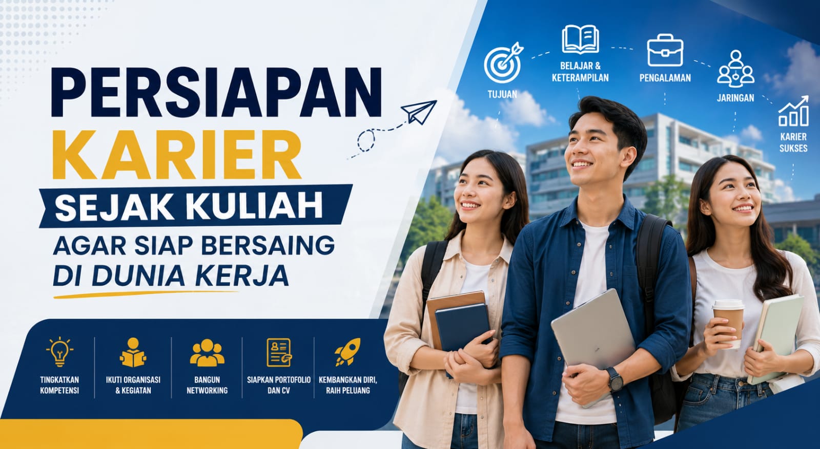 Persiapan Karier Sejak Kuliah Agar Siap Bersaing Di Dunia Kerja