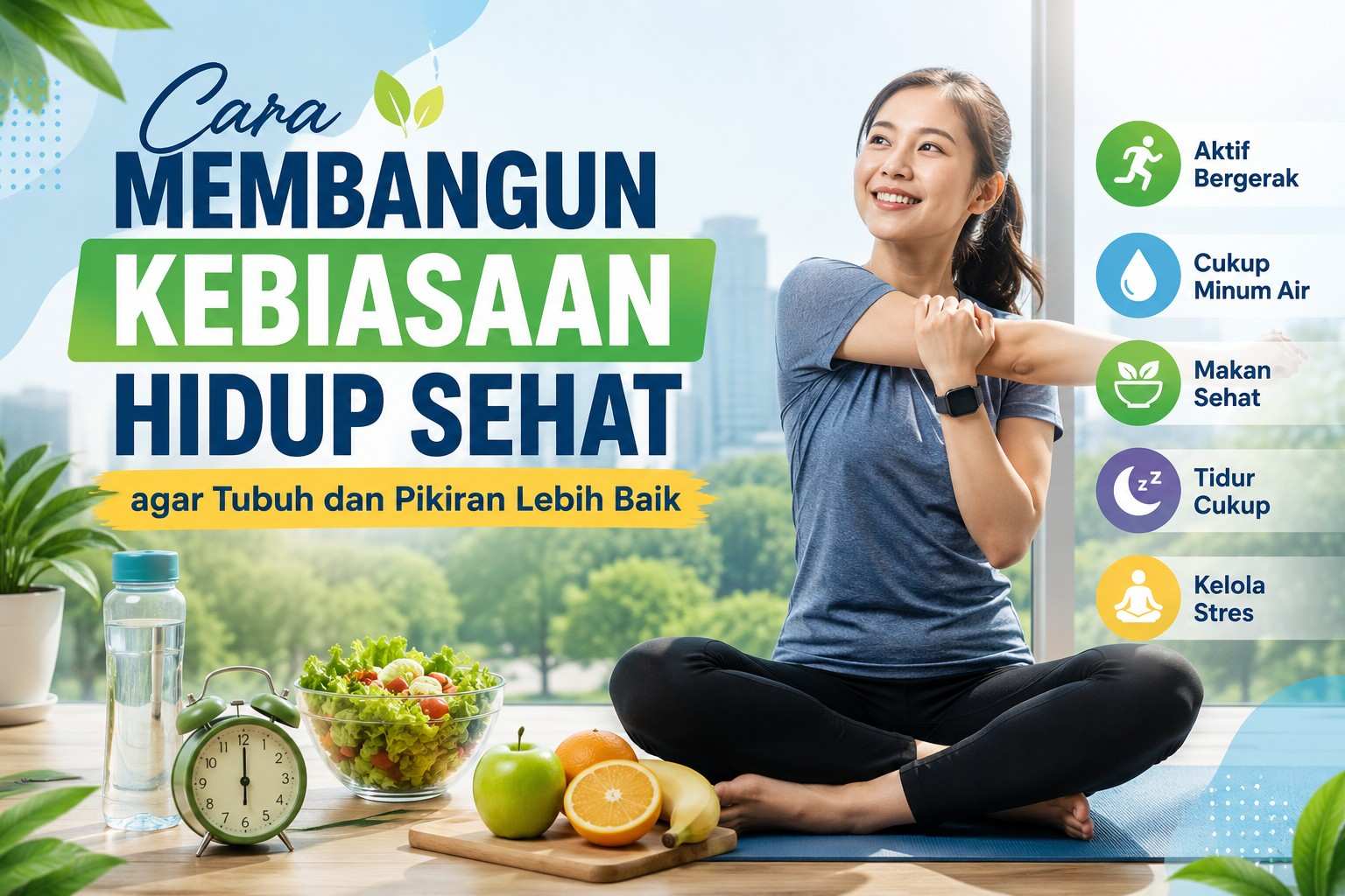 Cara Membangun Kebiasaan Hidup Sehat agar Tubuh dan Pikiran Lebih Baik