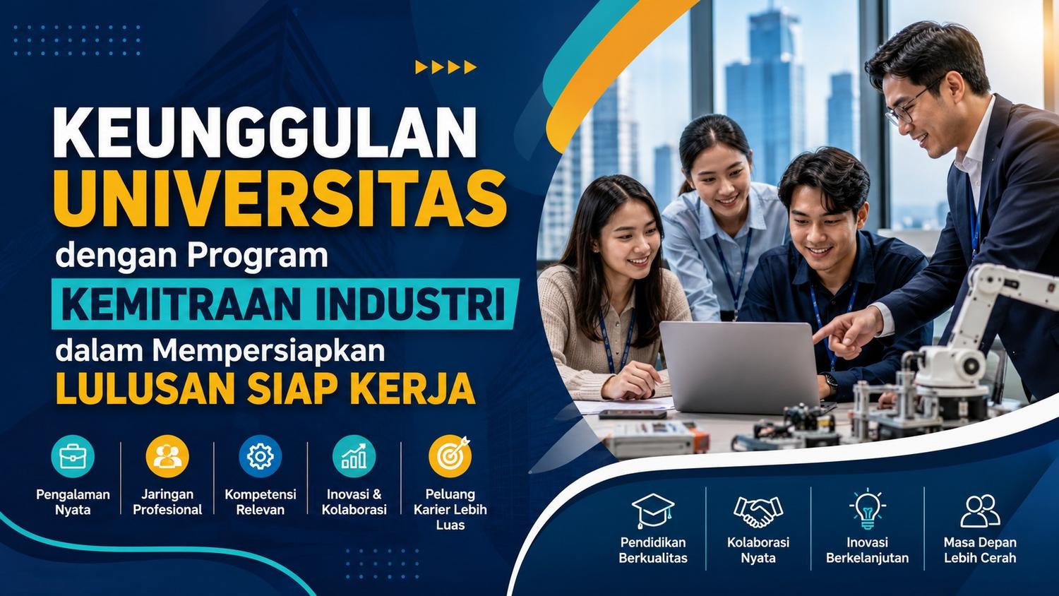 Keunggulan Universitas dengan Program Kemitraan Industri dalam Mempersiapkan Lulusan Siap Kerja