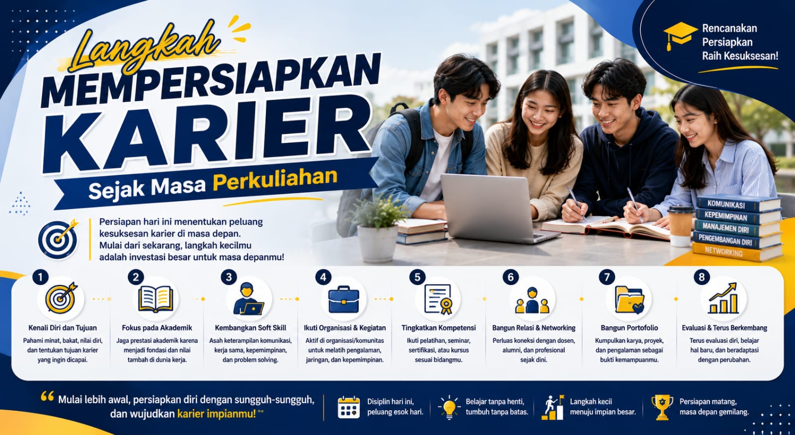 Langkah Mempersiapkan Karier Sejak Masa Perkuliahan