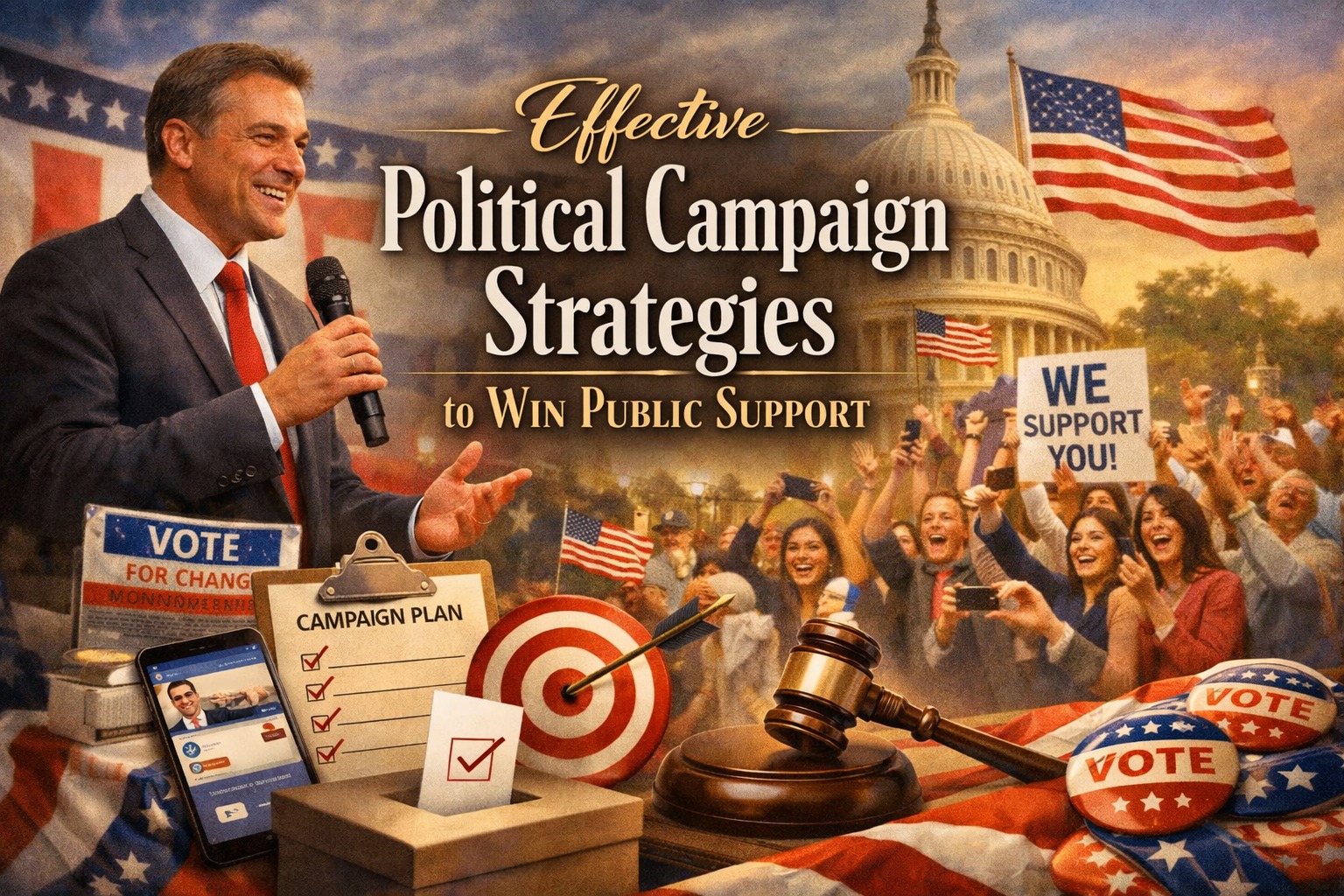 Effective Political Campaign Strategies to Win Public Support
