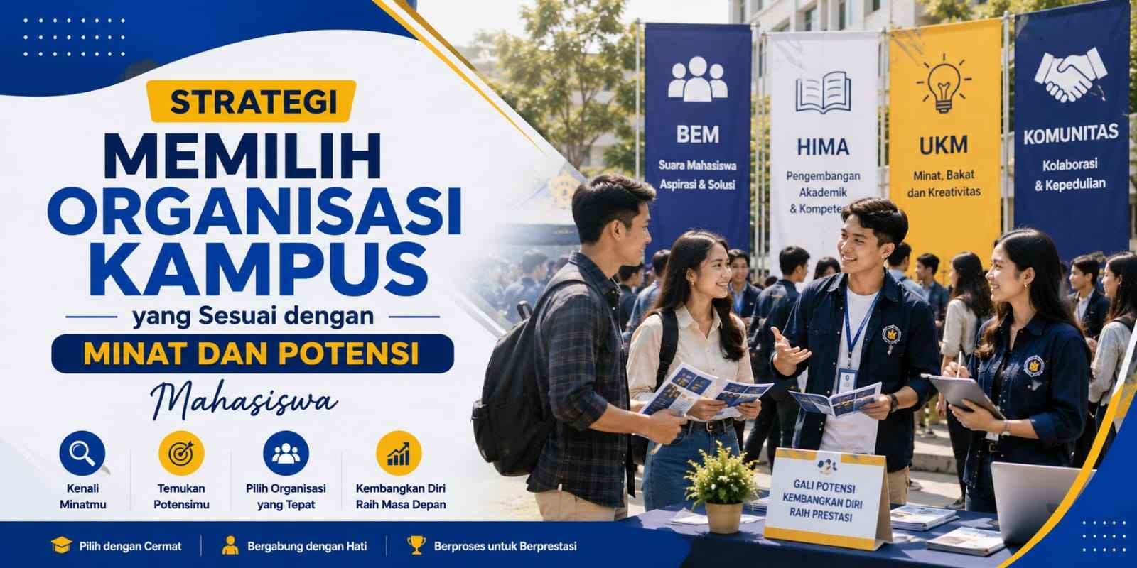 Strategi Memilih Organisasi Kampus yang Sesuai dengan Minat dan Potensi Mahasiswa