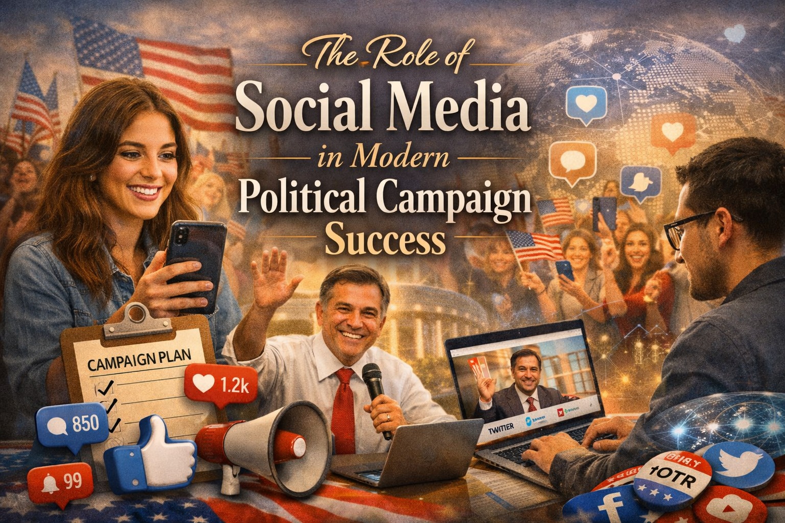 The Role of Social Media in Modern Political Campaign Success