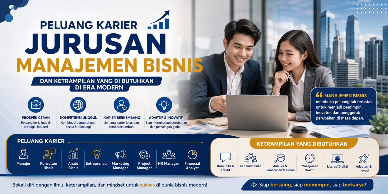 Peluang Karier Jurusan Manajemen Bisnis Dan Keterampilan Yang Dibutuhkan Di Era Modern