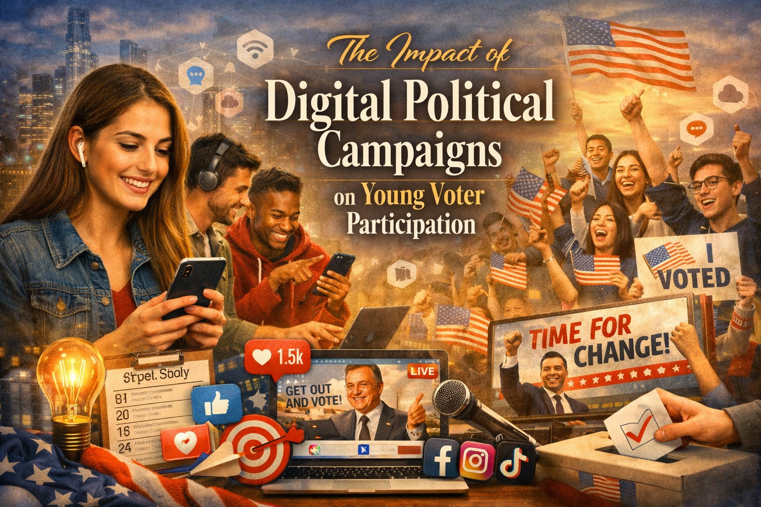 The Impact of Digital Political Campaigns on Young Voter Participation
