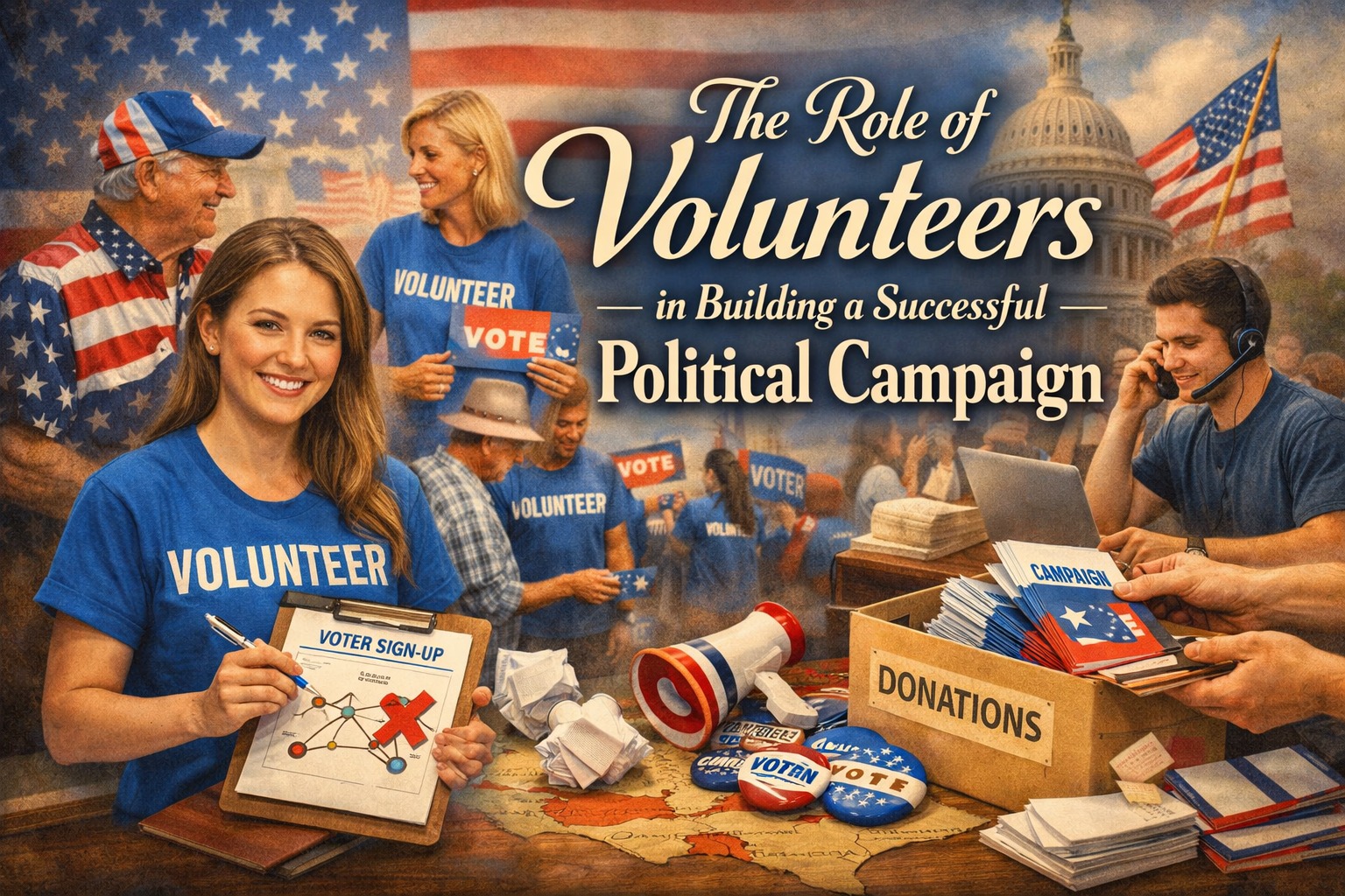 The Role of Volunteers in Building a Successful Political Campaign