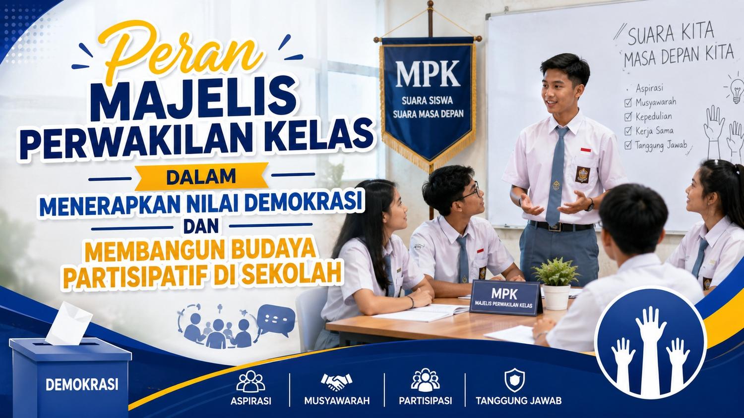 Peran Majelis Perwakilan Kelas dalam Menerapkan Nilai Demokrasi dan Membangun Budaya Partisipatif di Sekolah