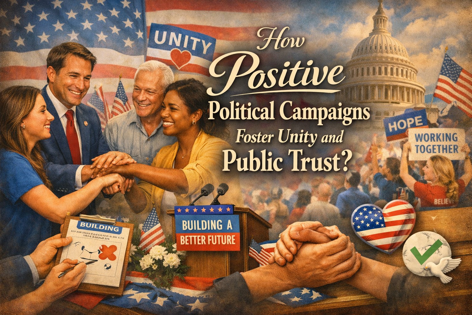 How Positive Political Campaigns Foster Unity and Public Trust?