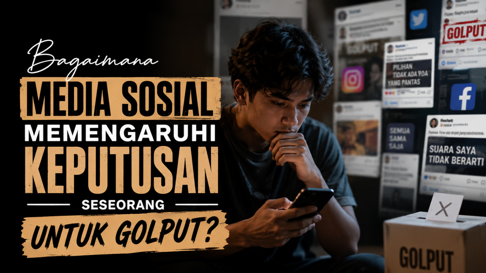 Bagaimana Media Sosial Memengaruhi Keputusan Seseorang Untuk Golput?