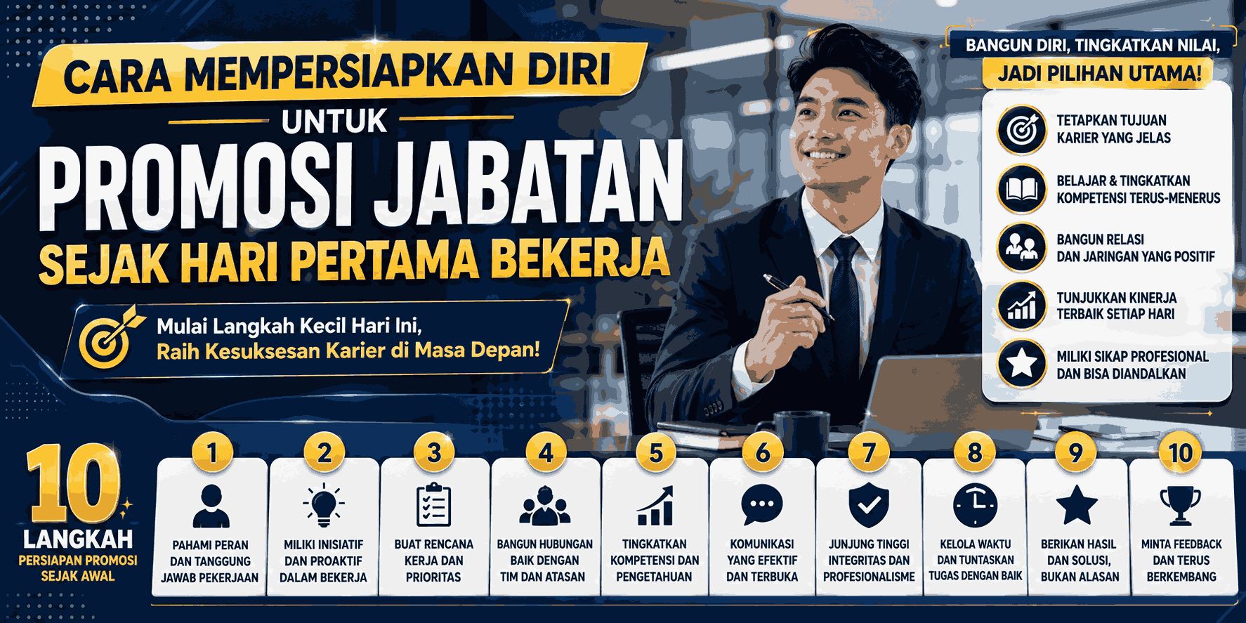 Langkah Efektif Meningkatkan Kompetensi Diri Agar Siap Meraih Promosi Jabatan Di Dunia Kerja