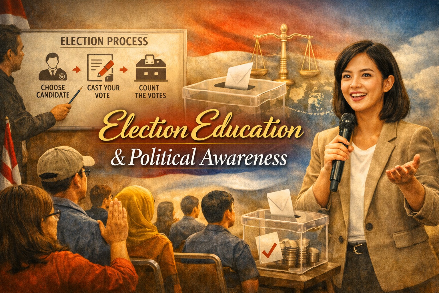 Election Education to Improve Public Political Awareness
